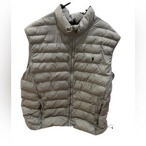 Ralph Lauren Polo Gray Puffer Vest